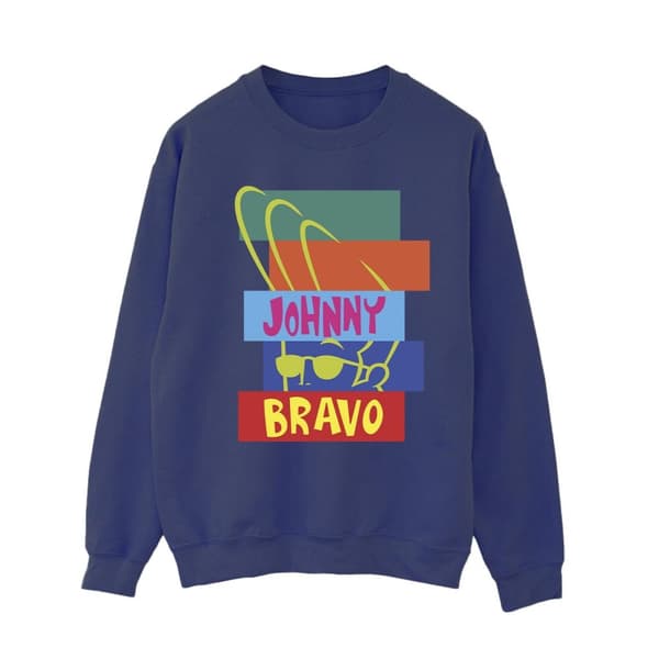 Johnny Bravo Rectangle Pop Art - Sweatshirt för kvinnor/damer