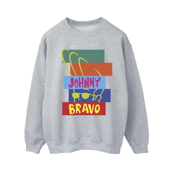 Johnny Bravo Rectangle Pop Art - Sweatshirt för kvinnor/damer