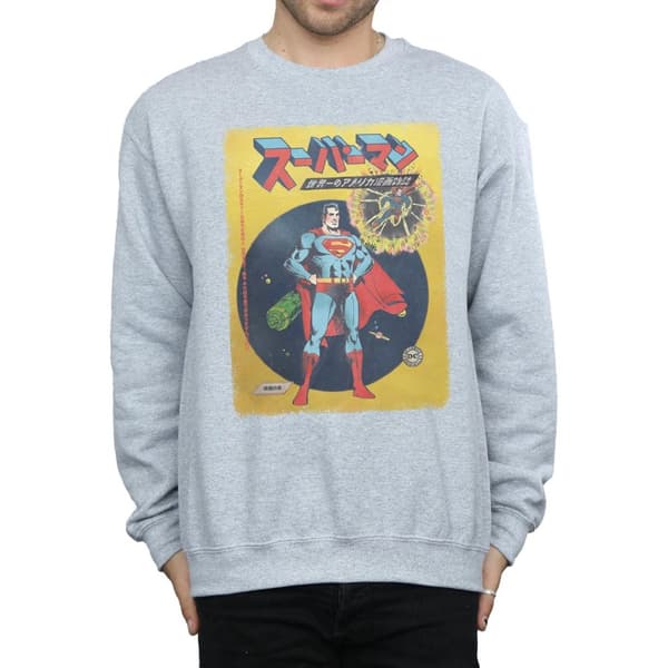 DC Comics Mens Superman International Cover Sweatshirt