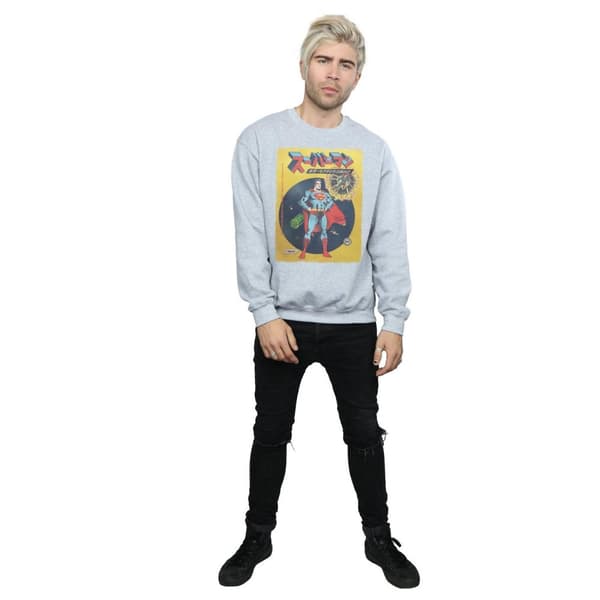 DC Comics Mens Superman International Cover Sweatshirt