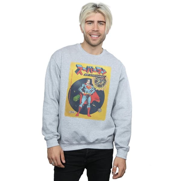 DC Comics Mens Superman International Cover Sweatshirt