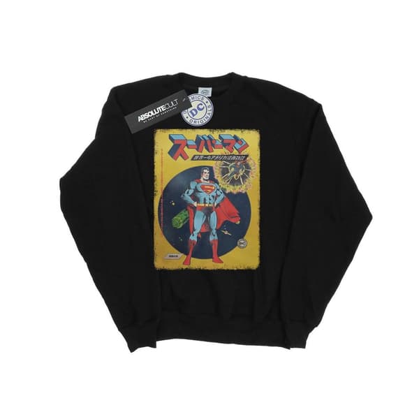 DC Comics Mens Superman International Cover Sweatshirt