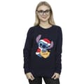Miniatyrbild 3 av 4: Disney Dam/Tjej Lilo And Stitch Christmas Love Biscuit Sweatshirt