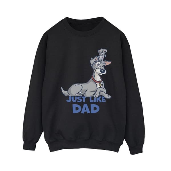 Disney Womens/Ladies Lady And The Tramp Just Like Dad Sweatshirt