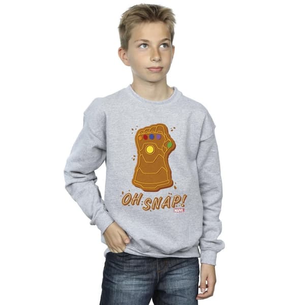 Marvel Boys Thanos Oh Snap Sweatshirt
