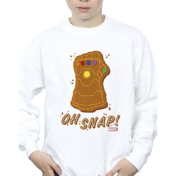 Marvel Boys Thanos Oh Snap Sweatshirt