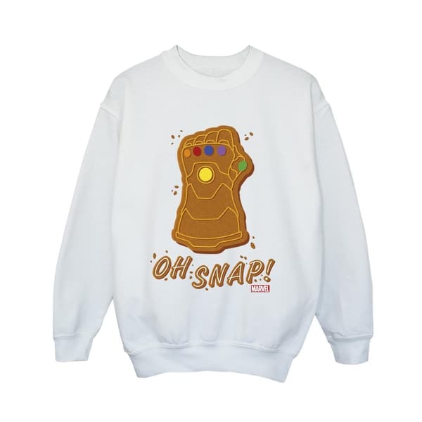 Marvel Boys Thanos Oh Snap Sweatshirt