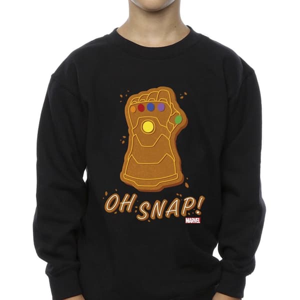 Marvel Boys Thanos Oh Snap Sweatshirt