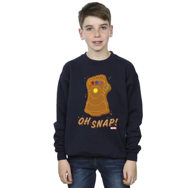 Marvel Boys Thanos Oh Snap Sweatshirt