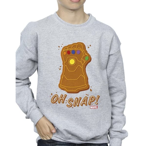 Marvel Boys Thanos Oh Snap Sweatshirt