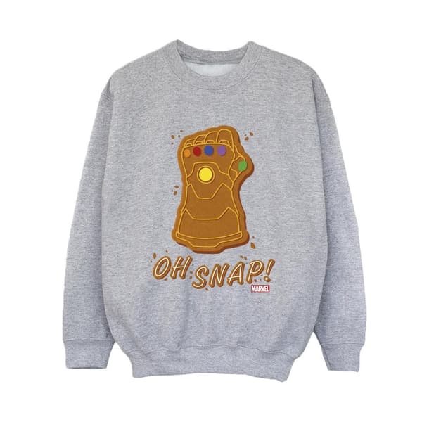 Marvel Boys Thanos Oh Snap Sweatshirt