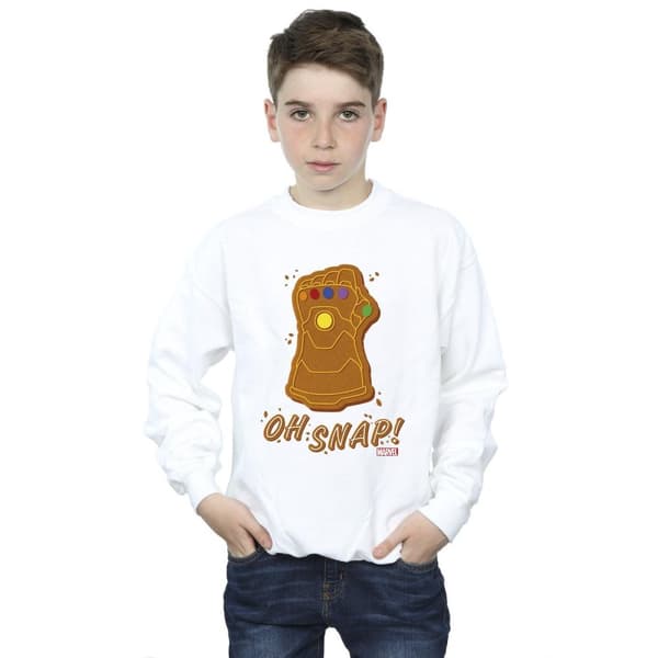 Marvel Boys Thanos Oh Snap Sweatshirt