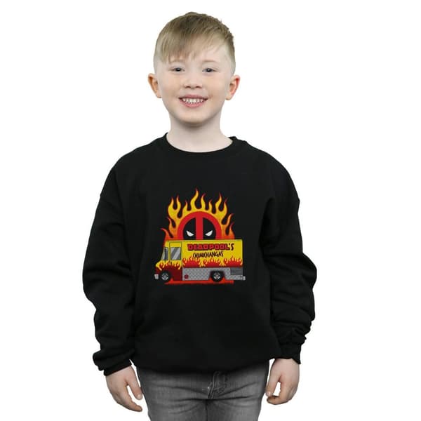 Marvel Pojkar Deadpool Chimichangas Van Sweatshirt