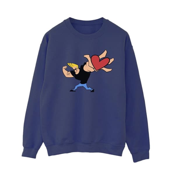 Johnny Bravo Womens/Ladies Heart Present Sweatshirt
