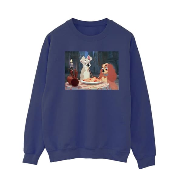 Disney Dam/Tjej Lady And The Tramp Spaghetti Photo Sweatshirt