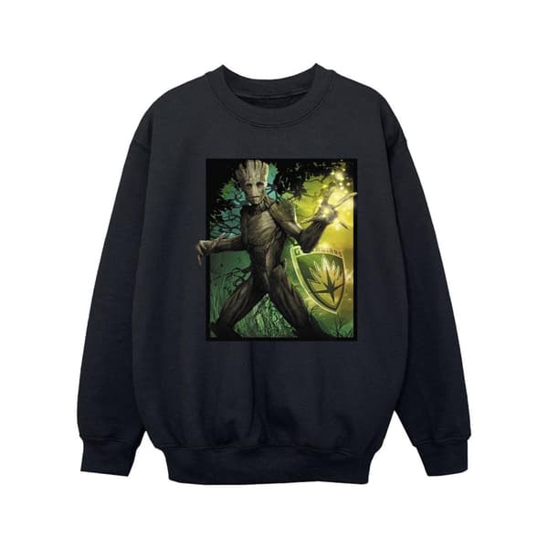 Marvel Girls Guardians Of The Galaxy Groot Forest Energy Sweatshirt