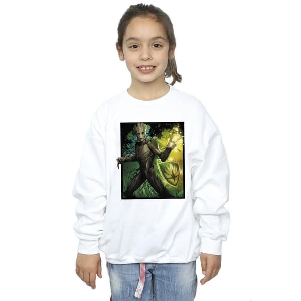Marvel Girls Guardians Of The Galaxy Groot Forest Energy Sweatshirt