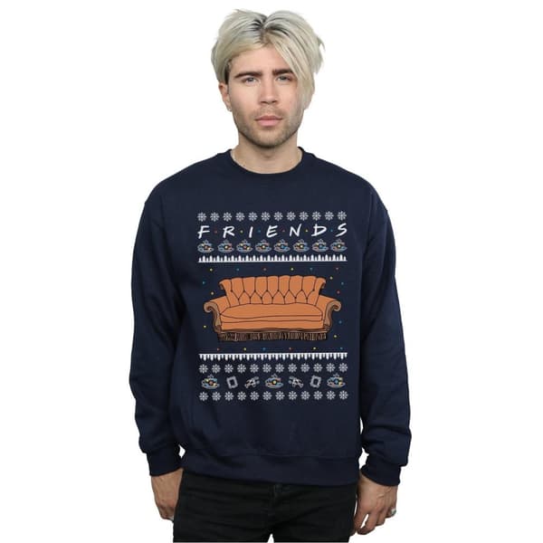 Friends Mens Fair Isle Couch Sweatshirt