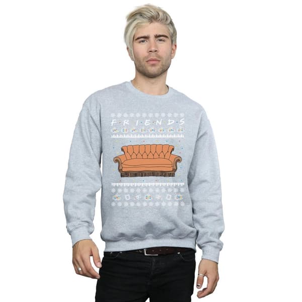 Friends Mens Fair Isle Couch Sweatshirt