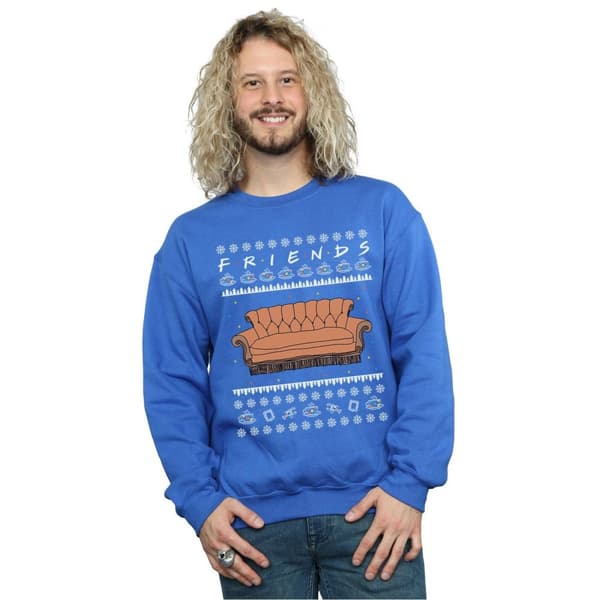 Friends Mens Fair Isle Couch Sweatshirt