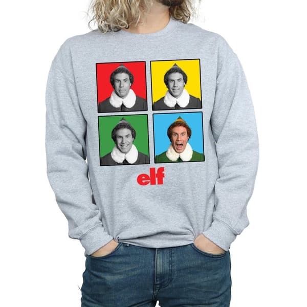 Elf Mens Four Faces Sweatshirt