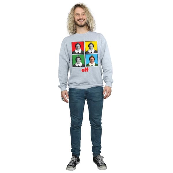 Elf Mens Four Faces Sweatshirt