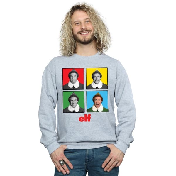 Elf Mens Four Faces Sweatshirt