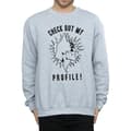 Miniatyrbilde 3 av 5: DC Comics Mens Batman Check Out My Profile Sweatshirt