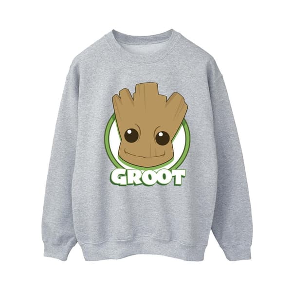 Guardians Of The Galaxy Womens/Ladies Groot Badge Sweatshirt