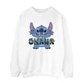 Miniatyrbild 1 av 4: Disney Dam/Tjej Lilo And Stitch Ohana Blå Glitch Sweatshirt