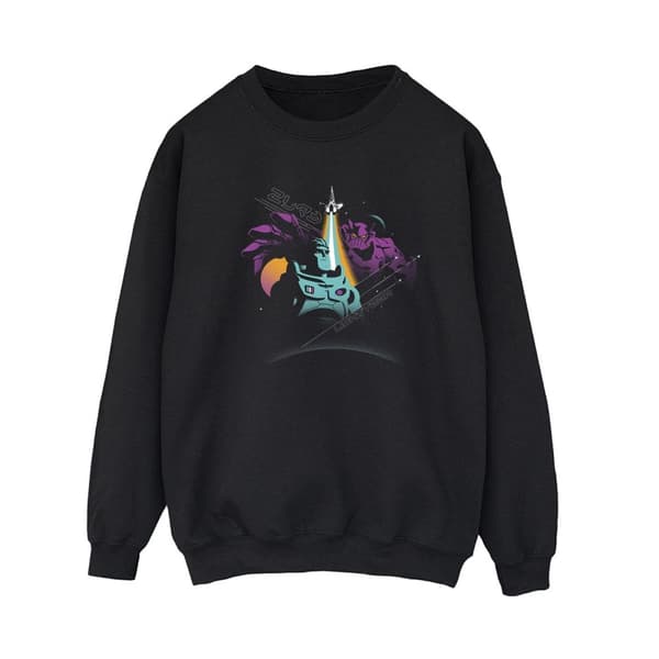 Disney Womens/Ladies Lightyear Zurg In Space Sweatshirt Black L