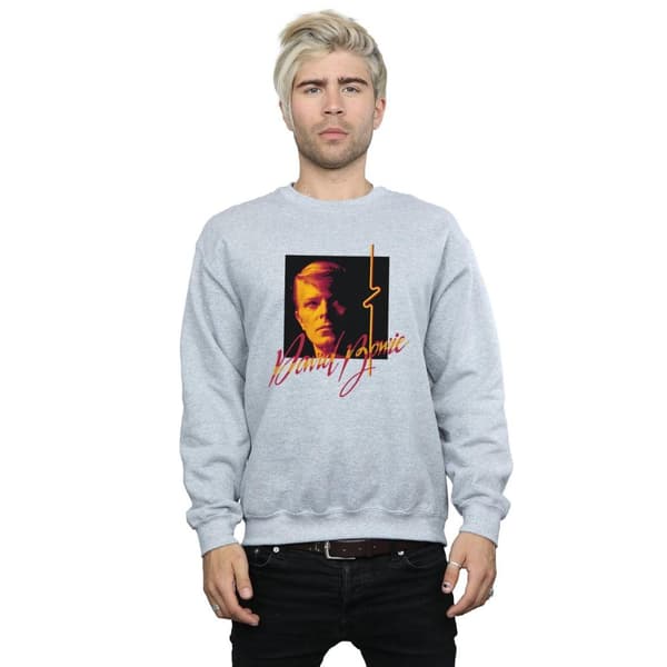David Bowie Mens Photo Angle 90s Sweatshirt