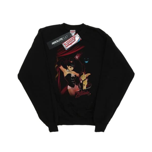 DC Comics Zatanna Bombshell Cover-tröja för pojkar Black 5-6 Years