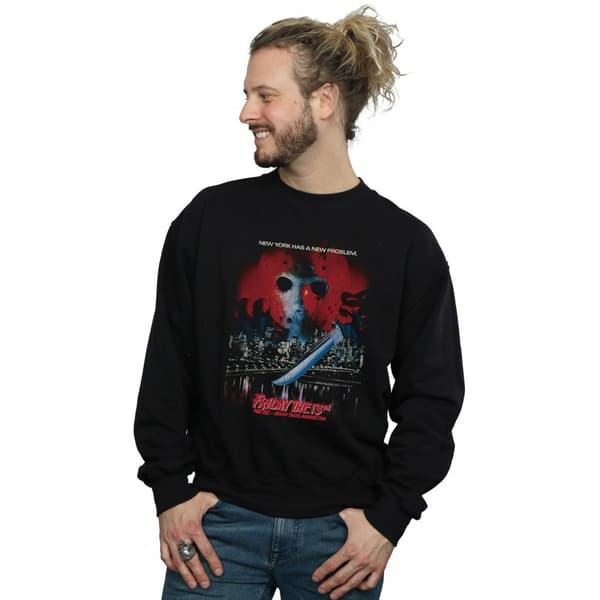 Friday The 13th Mens Jason Takes Manhattan Sweatshirt