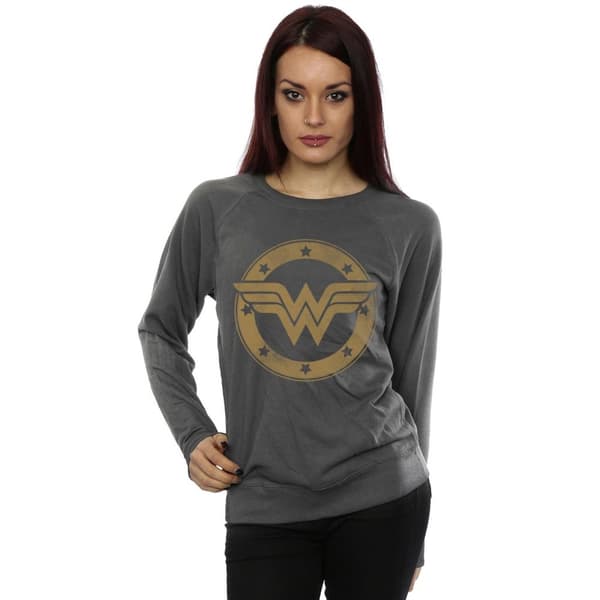 DC Comics Womens/Ladies Wonder Woman Shield Sweatshirt