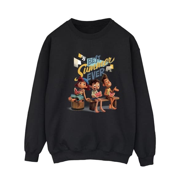 Disney Dam/Lady Luca Sweatshirt - Bästa sommaren någonsin Black L