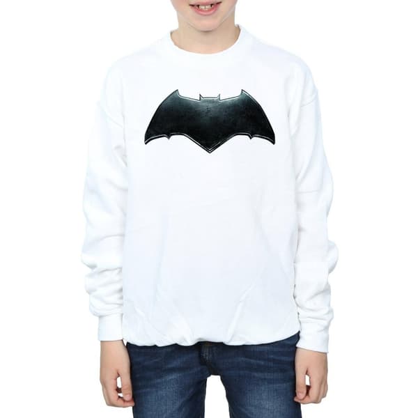 DC Comics Boys Justice League Movie Batman Emblem Sweatshirt