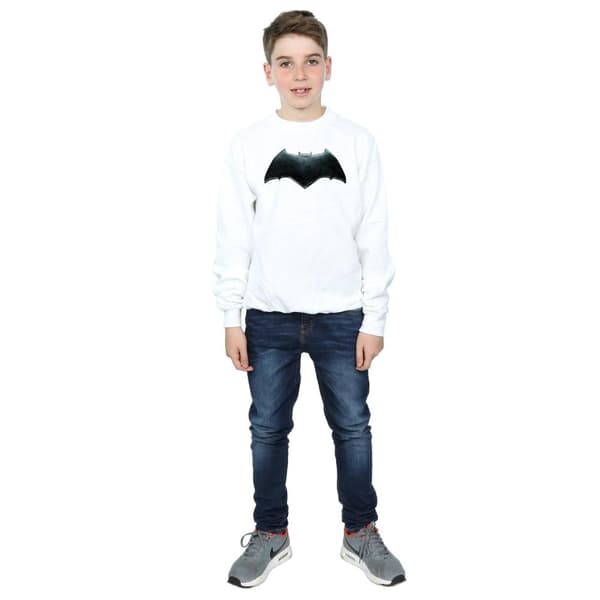 DC Comics Boys Justice League Movie Batman Emblem Sweatshirt