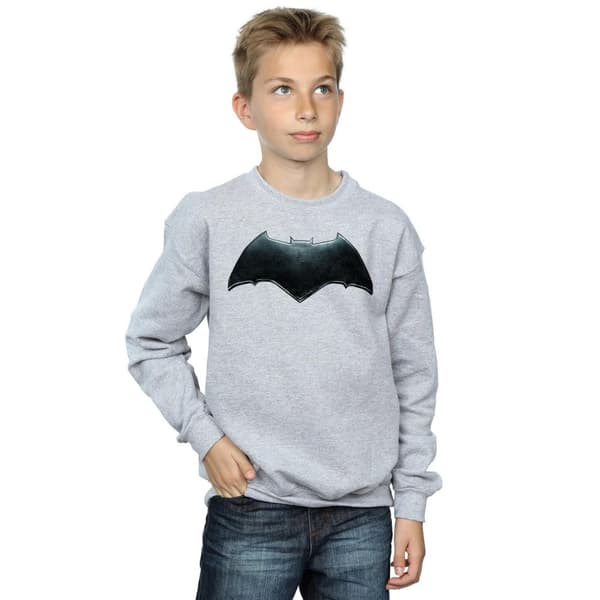 DC Comics Boys Justice League Movie Batman Emblem Sweatshirt