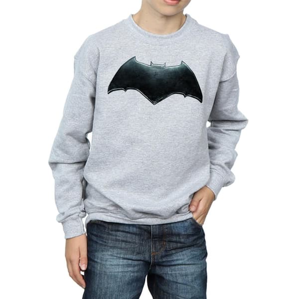 DC Comics Boys Justice League Movie Batman Emblem Sweatshirt