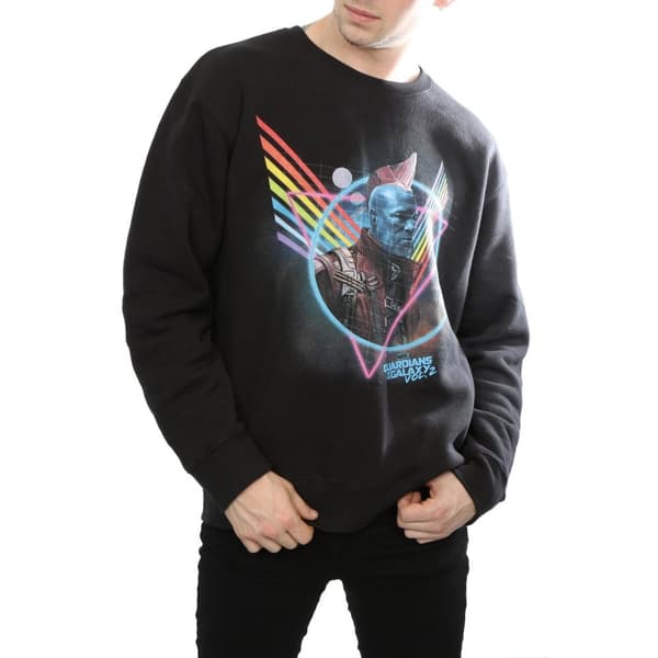 Marvel Mens Guardians Of The Galaxy Neon Yondu Sweatshirt