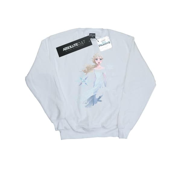 Disney Mens Frozen 2 Elsa Nokk Silhouette Sweatshirt