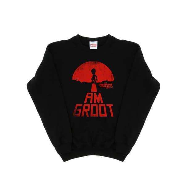Marvel Boys Guardians Of The Galaxy I Am Groot Red Sweatshirt