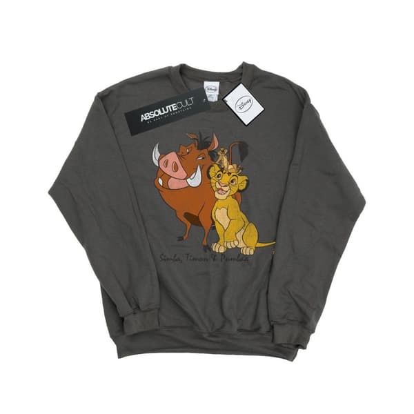 Disney Klassisk Simba, Timon och Pumbaa-tröja för herrar