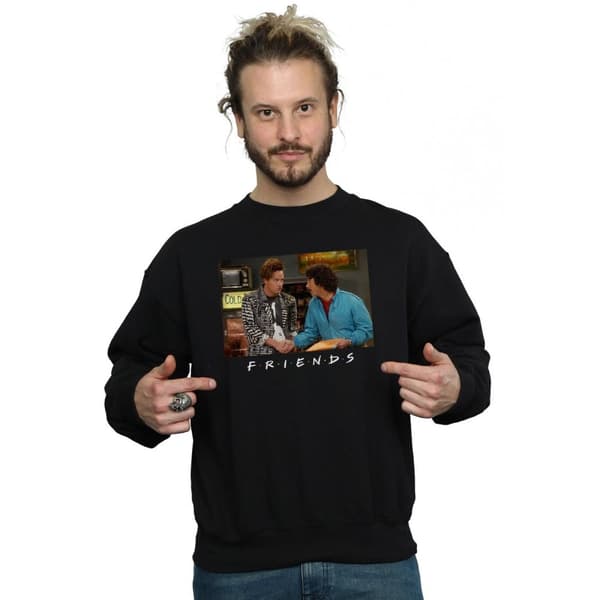Friends Mens Ross And Chandler Handshake Sweatshirt