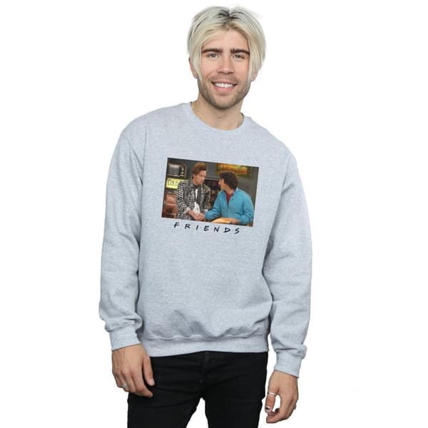 Friends Mens Ross And Chandler Handshake Sweatshirt