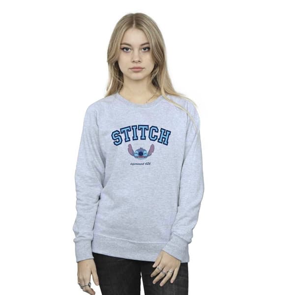 Disney Womens/Ladies Lilo And Stitch Collegial Sweatshirt