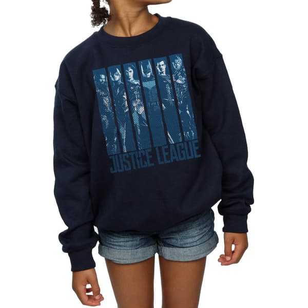 DC Comics Justice League Movie Double Indigo Sweatshirt för flickor