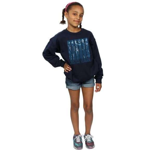 DC Comics Justice League Movie Double Indigo Sweatshirt för flickor
