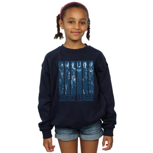 DC Comics Justice League Movie Double Indigo Sweatshirt för flickor
